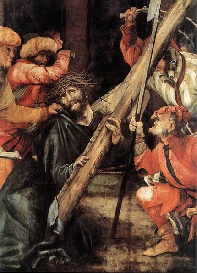 Matthias Grunewald Carrying the Cross oil painting picture